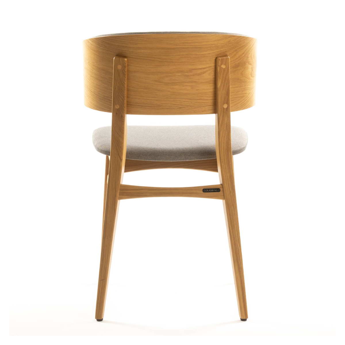 GB LUCY Grey, Natural classic Wooden indoor chair